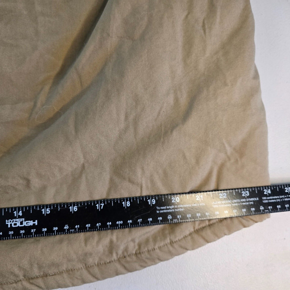 Wrangler Jacket Men's Large Tan Sherpa Lined Collared Long Sleeve Button Pockets - Picture 12 of 14